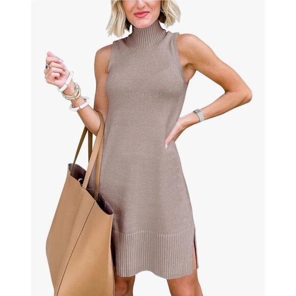 Dresses & Skirts - NWOT Chang Yun Women's Sleeveless Turtleneck Sweater Dresses  size S